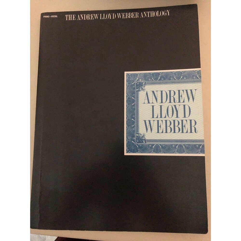Vintage Andrew Lloyd Webber Anthology Collection Piano Sheet Music Book 1987